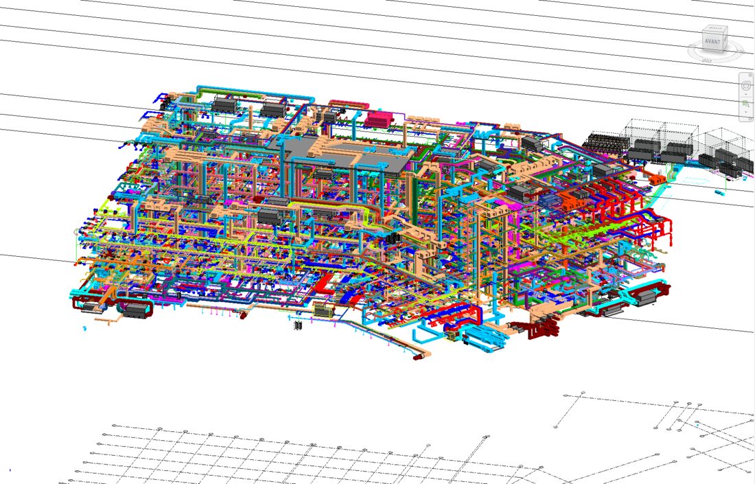 Maquette BIM complète dans Revit