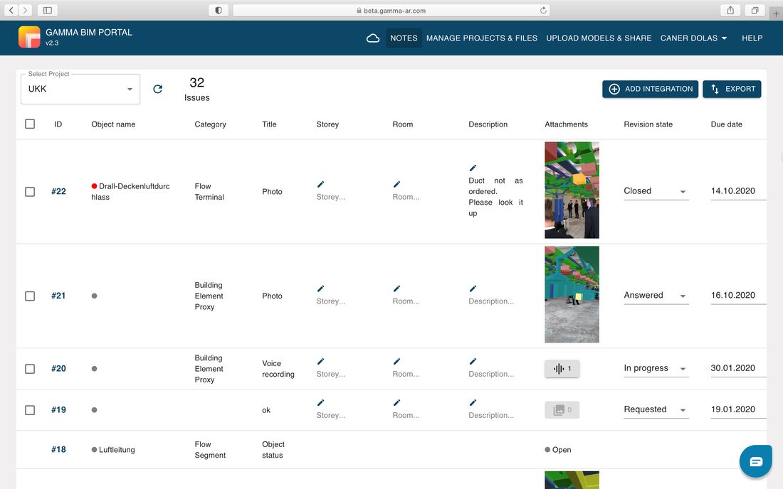 Plateforme GAMMA AR