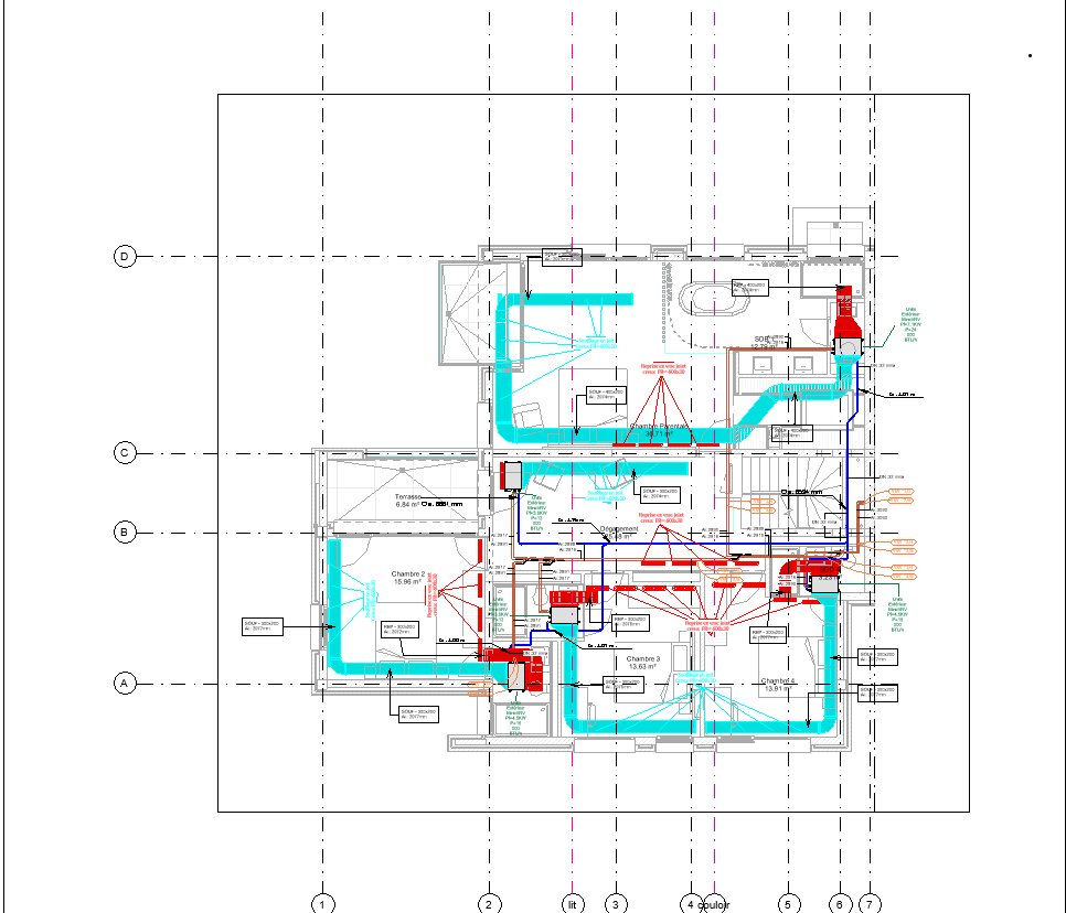 Plans techniques CVC